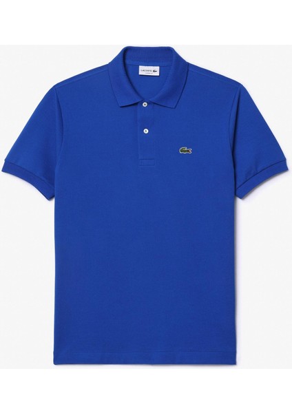 L.12.12 Erkek Slim Fit Sax Mavi Polo