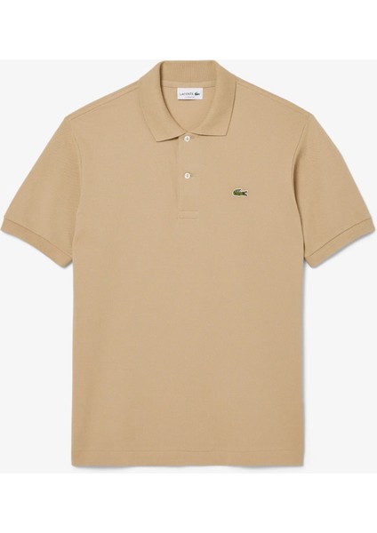 L.12.12 Erkek Slim Fit Bej Polo