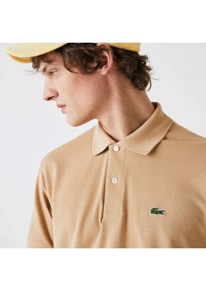 L.12.12 Erkek Slim Fit Bej Polo modelleri