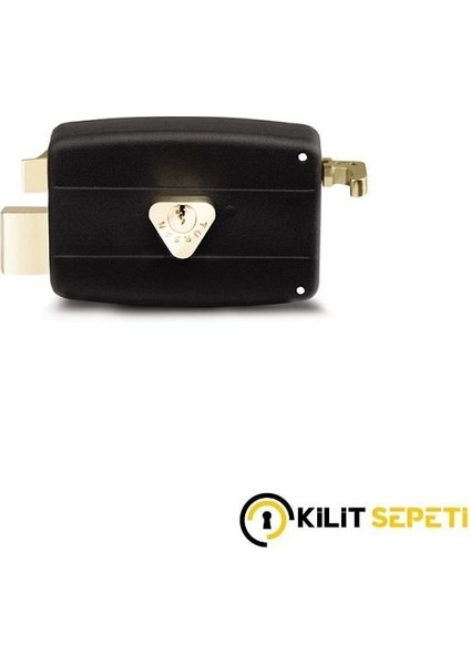 Trajlı Kilit Karşılıksız Oval Siyah 302