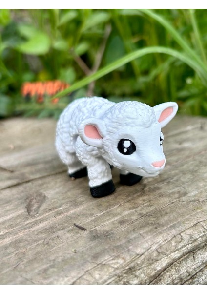 Kuzu Oyuncak - Dağların Cesur Yüreği: Minu 🐑🌄🌿3d Hareketli Organik Oyuncak Vip Model- Orta Boy indirimleri