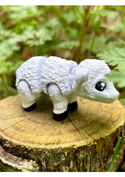 Kuzu Oyuncak - Dağların Cesur Yüreği: Minu 🐑🌄🌿3d Hareketli Organik Oyuncak Vip Model- Orta Boy