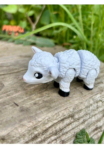 Kuzu Oyuncak - Dağların Cesur Yüreği: Minu 🐑🌄🌿3d Hareketli Organik Oyuncak Vip Model- Orta Boy