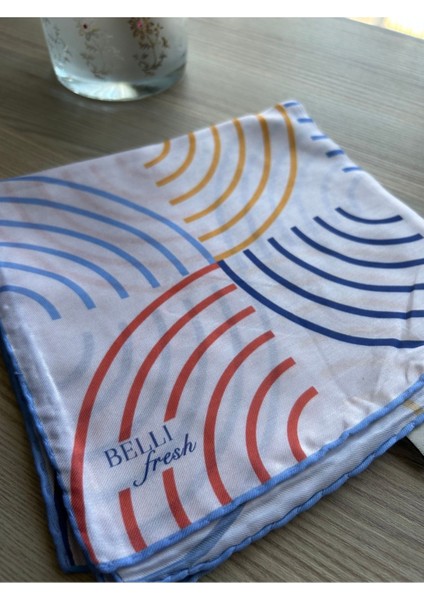 Yay Desen Fresh Soft Eşarp Mavi