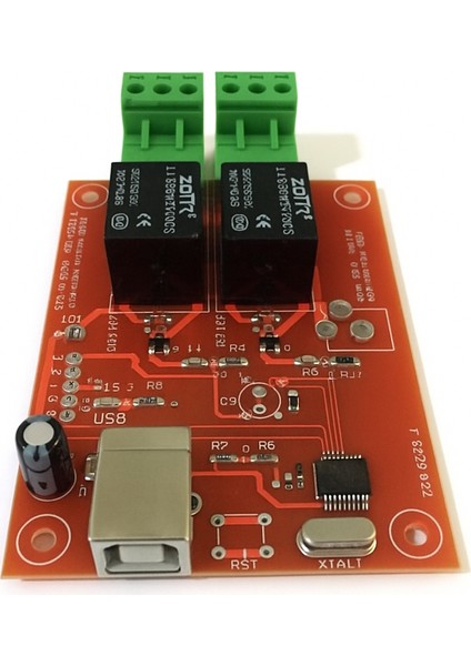 USB Port 2 Röle Kontrol Kartı - Hid / Cdc Com