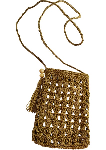 Doğal Hasır Mini Omuz Çantası indirimleri