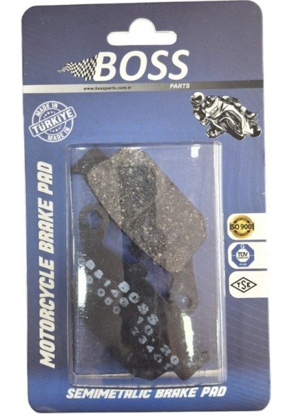 Mondıal Rx3 I Evo 250 2016 ve Sonrası Arka Fren Balata (Made In Türkiye) M140