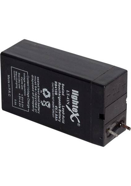 Lıghtex LT-41N 4 Volt - 1 Amper Işıldak Aküsü (35 x 22 x 64 Mm) (4767) - GMS8398-2591