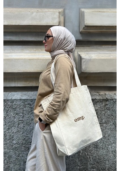 Kanvas Bez Çanta - Omg (Çıtçıt- Iç Cep - %100 Pamuk) fiyatları