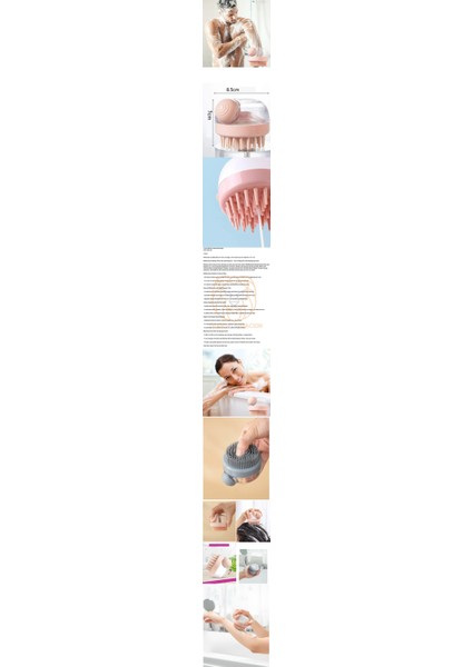 Turk Şampuan Hazneli Silikon Peeling ve Masaj Fırçası - GMS1074-2256 fiyatları