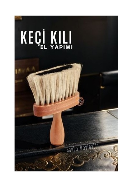 Turk Fade Ense Saç Kıl Fırçası Ahşap S.rovigatti - GMS8687-6195