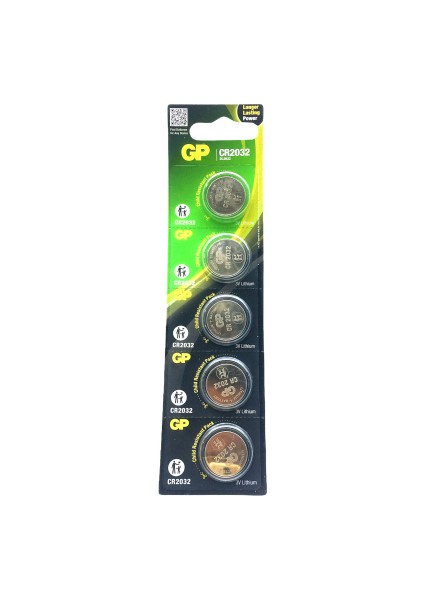 Gp Lıthıum CR-2032-2CPU5 Para Pili 3V 5li Kart (4767) - GMS2138-9623