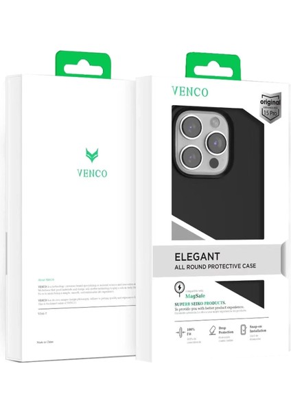 Venco iPhone 15 Pro Max Home Magsafe Kapak - Derin Mor modelleri