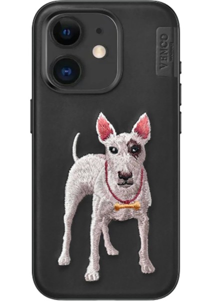 Venco iPhone 11 Perma Desenli Kapak - Siyah