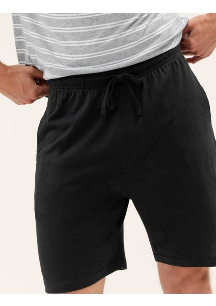 Saf Pamuklu Kısa Kollu Pijama Takımı fırsatları