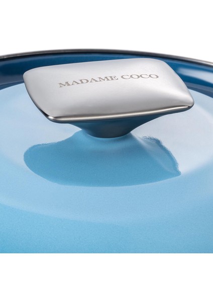 La Garde Kısa Tencere - Mavi - 24 cm