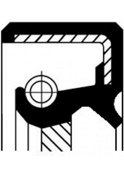 19025980B Krank Mil Keçesi 36.5X50.5X7 Mazda 121-323-MX3-MX5 Dpmah