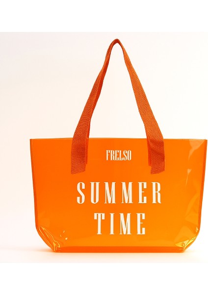 Şeffaf Plaj Çantası Baskılı Kadın Beach Bag fiyatları