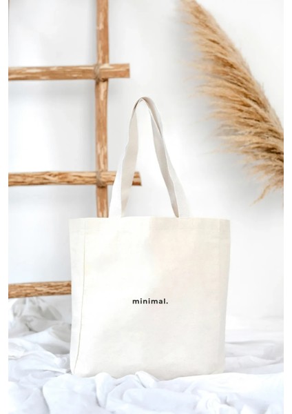 Kanvas Bez Çanta - Minimal. (Çıtçıt - Iç Cep - %100 Pamuk) fiyatları