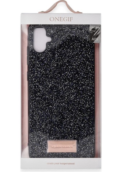 Onegif Samsung Galaxy A05 Bright Simli Kapak - Derin Mor modelleri
