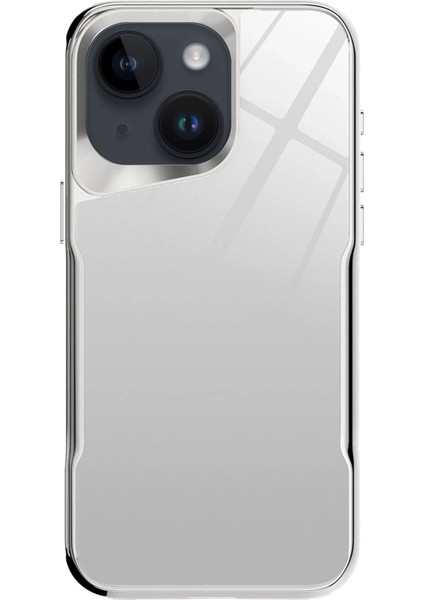 Iphone 15 Craft Kapak - Gümüş Dpmah