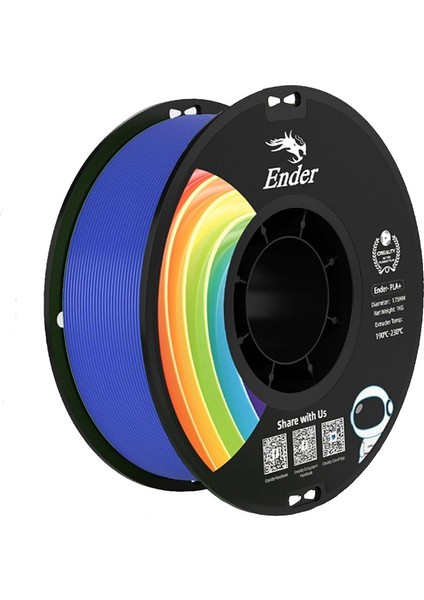 Ender Pla+ Filament Mavi 1.75MM 1kg -
