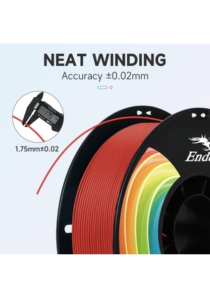 Ender Pla+ Kırmızı Filament 1.75MM 1000GR - fiyatları