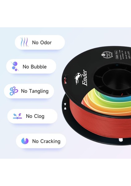 Ender Pla+ Kırmızı Filament 1.75MM 1000GR - modelleri