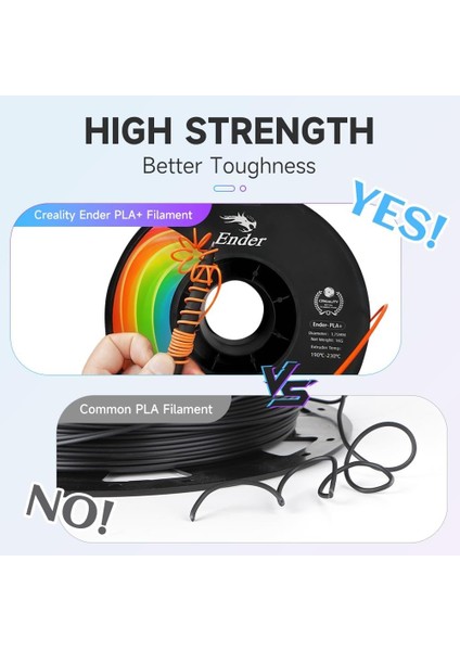 Ender Pla+ Kırmızı Filament 1.75MM 1000GR - fırsatları