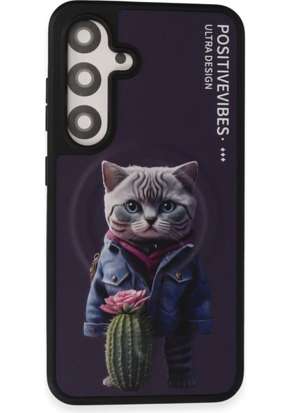 Samsung Galaxy S24 Fun Magsafe Kapak - Derin Mor Dpmah