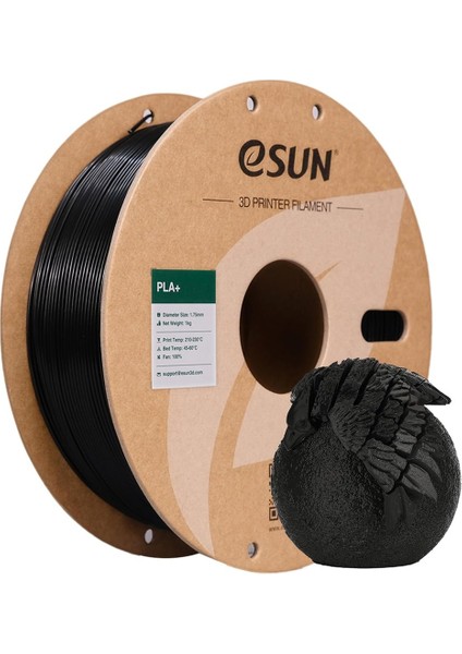 Siyah Pla+ Filament 1,75MM 1 kg -