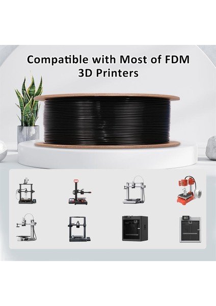 Siyah Pla+ Filament 1,75MM 1 kg - fırsatları