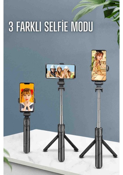 Bluetooth Tripod & Selfie Çubuğu Uzaktan Kumandalı Katlanabilir Taşınabilir fırsatları