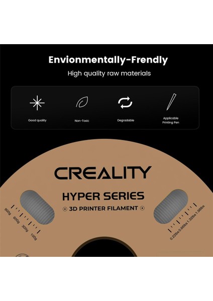 Hyper Pla Gri 1.75MM 1000GR Filament - fırsatları