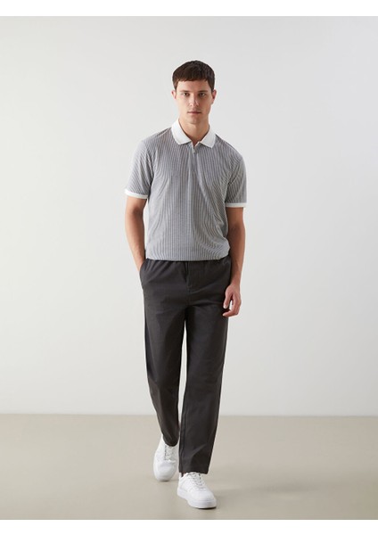 Yeni Sezon Standart Kalip Gabardin Erkek Chino Pantolon - S5LQ06Z8