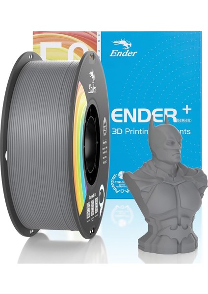 Ender Pla+ Filament Gri 1.75MM 1kg -