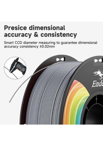 Ender Pla+ Filament Gri 1.75MM 1kg - fiyatları