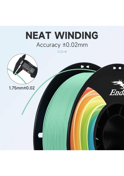Ender Pla+ Filament Yeşim Yeşili 1.75MM 1kg - fiyatları