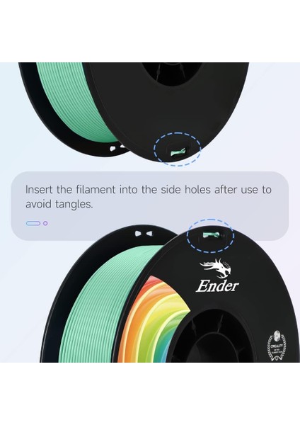 Ender Pla+ Filament Yeşim Yeşili 1.75MM 1kg - fırsatları