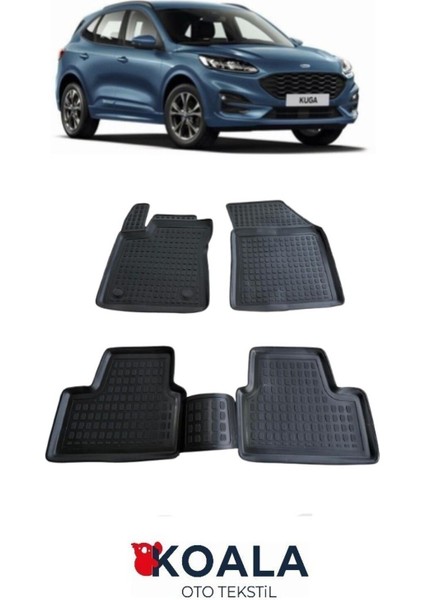 Ford Kuga 2020-2025 Havuzlu Paspas Araca Özel