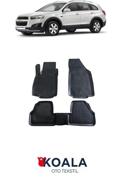 Chevrolet Captiva (2007-2019) 3D Koala Havuzlu Paspas