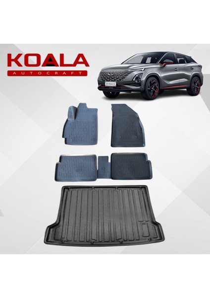 Chery Omoda 5 Pro (2022+) ile Uyumlu - Araca Özel Paspas ve Bagaj Havuzu