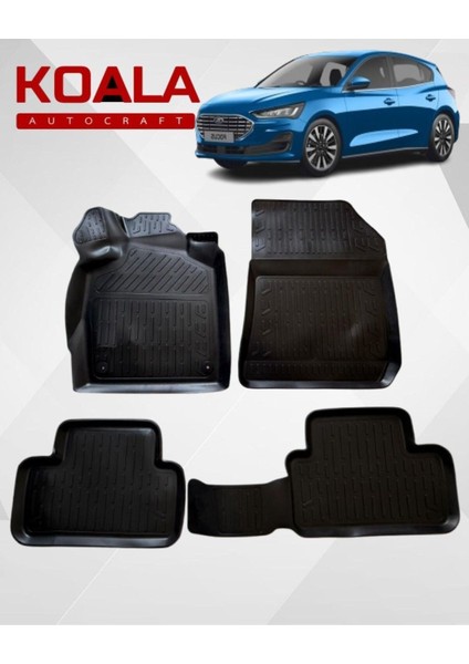 Ford Focus 5 Hatchback (2018-2025) ile Uyumlu - Araca Özel Paspas