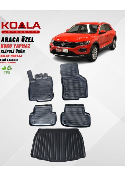 Volkswagen T Roc Paspas ve Bagaj Havuzu(Alt Bagaj Kademesi) 2016 2025 Arası