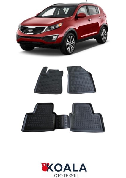 Kia Sportage 2010-2015 Havuzlu Paspas