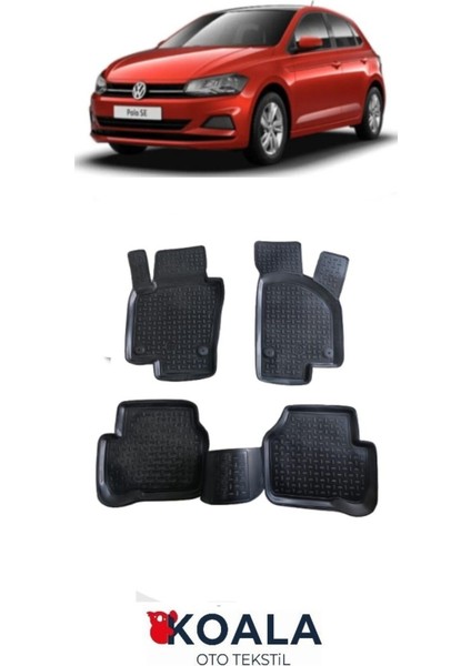 Volkswagen Polo Havuzlu Paspas 2017 2020 Uyumlu Arası