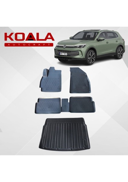 Vw Tiguan E-Tsı (2024+) Uyumlu (Bagajın Üst Kademesi Için) -Araca Özel Paspas ve Bagaj Havuzu