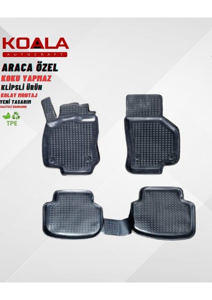 Renault Symbol Uyumlu Araca Özel Paspas 2013 Sonrası 3D Havuzlu Paspas