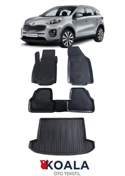 Kia Sportage Havuzlu Paspas ve Bagaj Havuzu 2016-2021