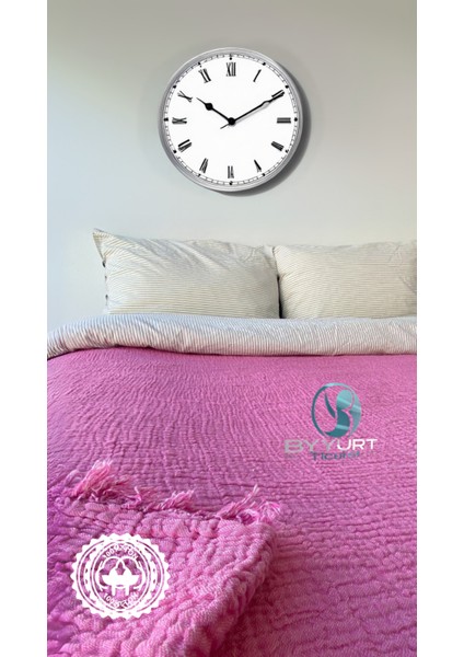 %100 Pamuk Müslin Pike Çift Kişilik Fuşya 230X240 - Fusya fiyatları